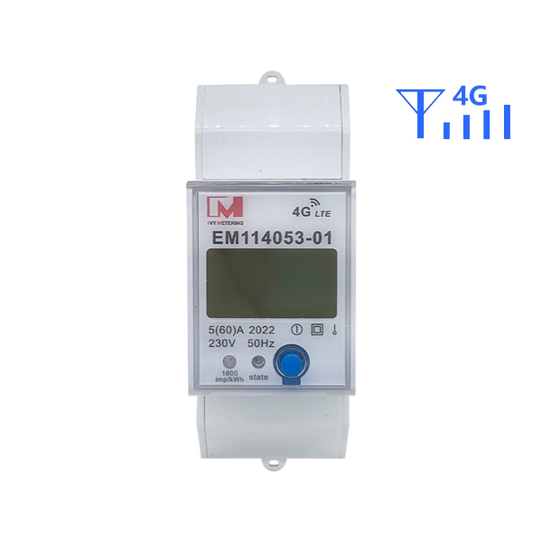 EM114053-01 GPRS 4G Smart Energy meter Prepayment Single Phase Power Meter LCD Display Watt Hour meters