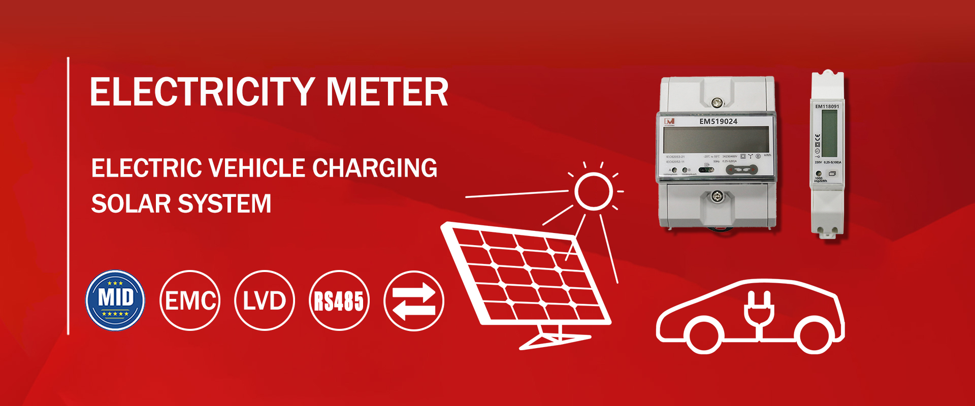 Bi-Directional Metering,  ev charger energy meter, ac energy meter for ev metering, mid energy meter