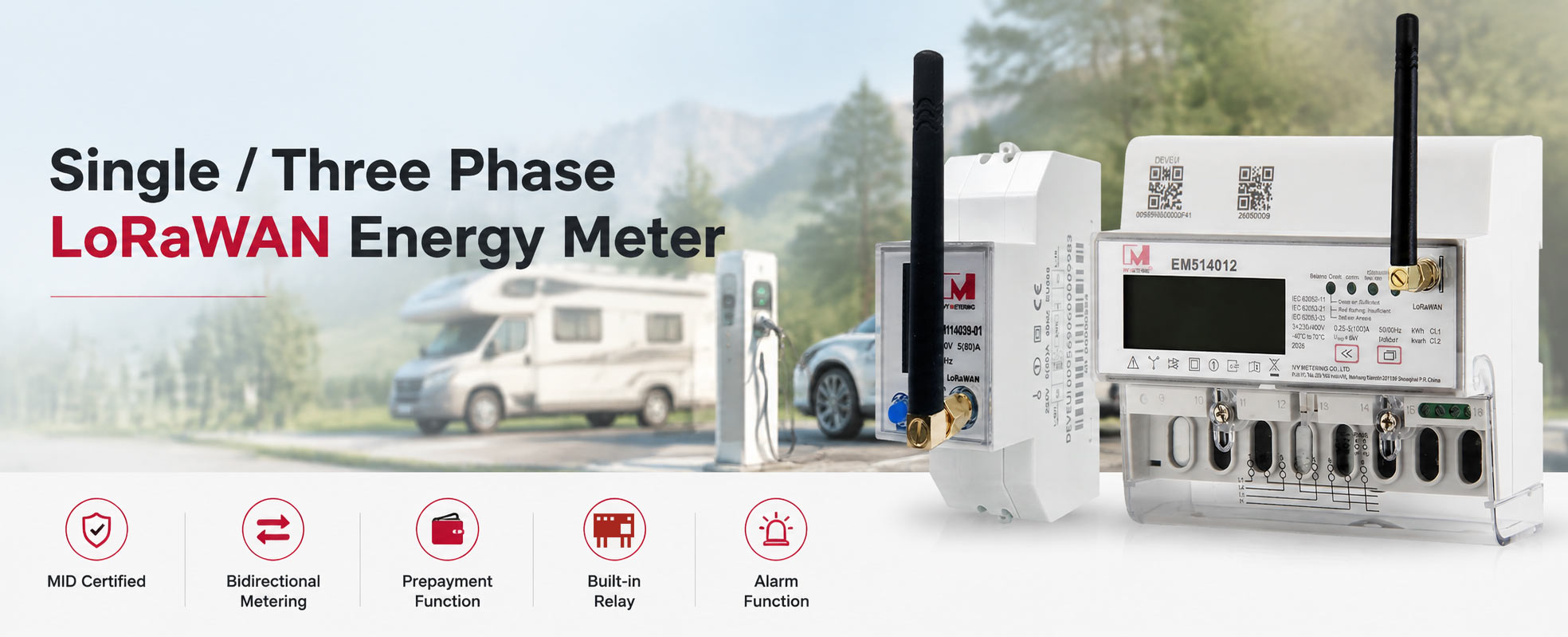 LoRaWAN energy meter, Lorawan smart meter,lora power meter, lorawan energy tracker, Lorawan power monitor