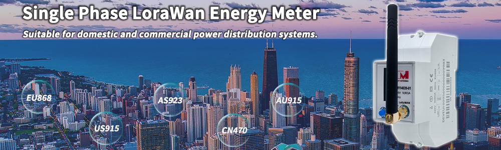 [Electric boat]EM114039-01 LoRa Electricity Meter LoRaWAN Energy Meters Smart Home Power Meter For Dock charging
