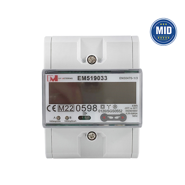 V2G Based Three-Phase Net Meter RS485 Modbus Bi-directional Smartmeter EM519021/33/24