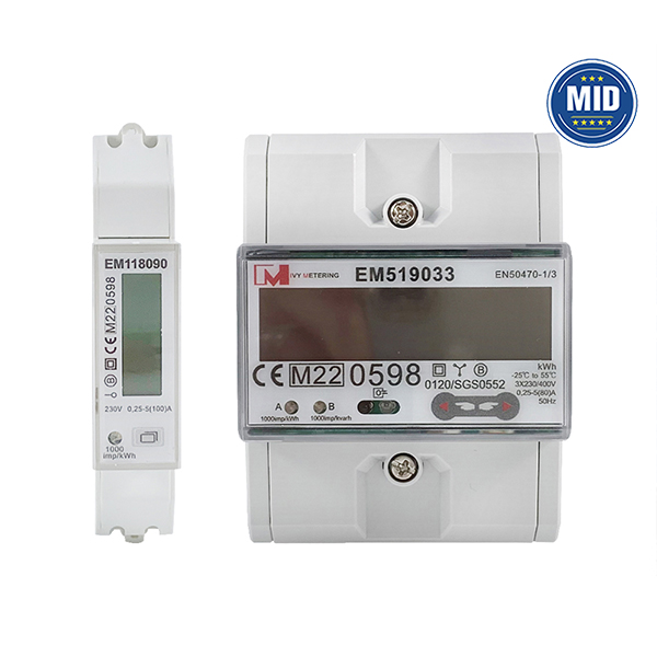 [EV charging Metering] 1/3 Phase RS485 Modbus Bi-directional Energy Meter for EV Charger