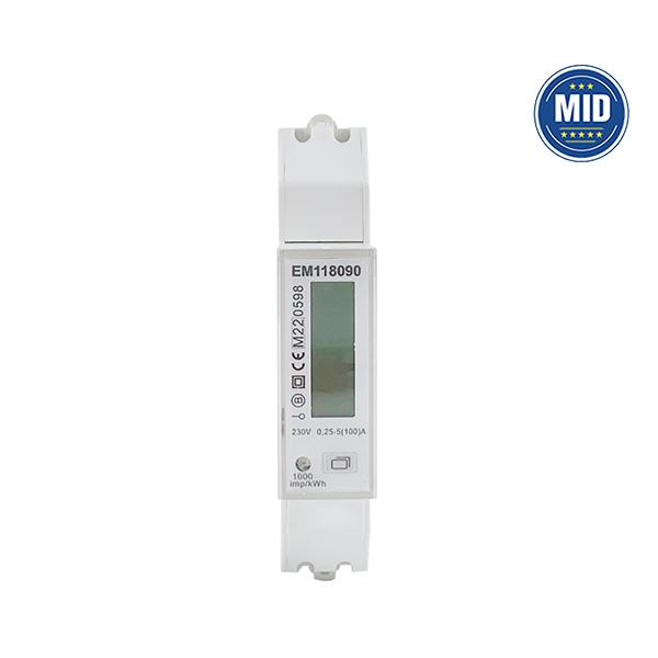 [EV Charger metering]1 Phase Din Rail Mounted RS485 Bidirectional Power Meter With PV Solar Monitoring System