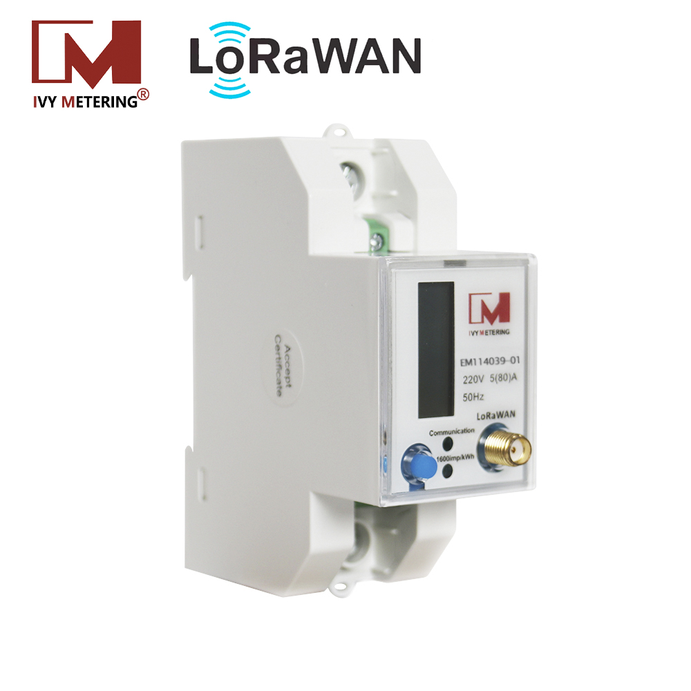 [Electric boat]EM114039-01 LoRa Electricity Meter LoRaWAN Energy Meters Smart Home Power Meter For Dock charging