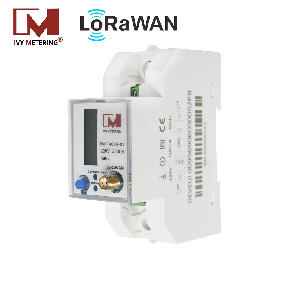 [Electric boat]EM114039-01 LoRa Electricity Meter LoRaWAN Energy Meters Smart Home Power Meter For Dock charging