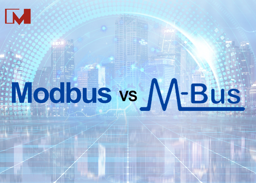 What is the difference between M-Bus and MODBUS communication ?