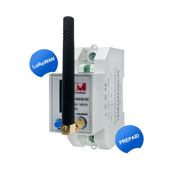 EM114039-02 LoRaWAN DIN Rail Energy Meter single-phase energy ...