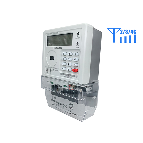 EM129115 STS Prepayment prepaid gsm meter prepaid electricity meter with sim card