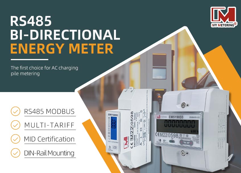 RS485 Bidirectional Energy Meter