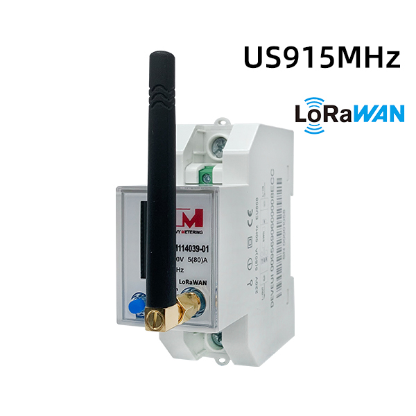 [US915MHz] EM114039-02 Single Phase LoRaWAN 100A Modbus Din Rail Prepaid Smart Energy Meter