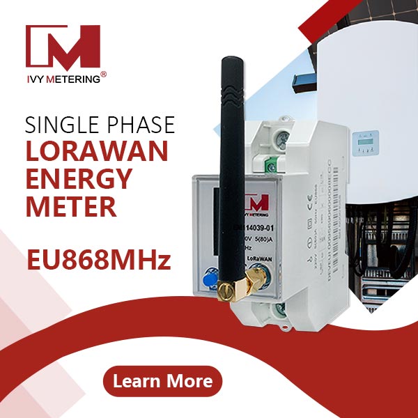 [Inverter] EM114039-01 Single Phase Remote Electricity Monitoring LoRa Energy Meter LoRaWAN Communication Lora solution