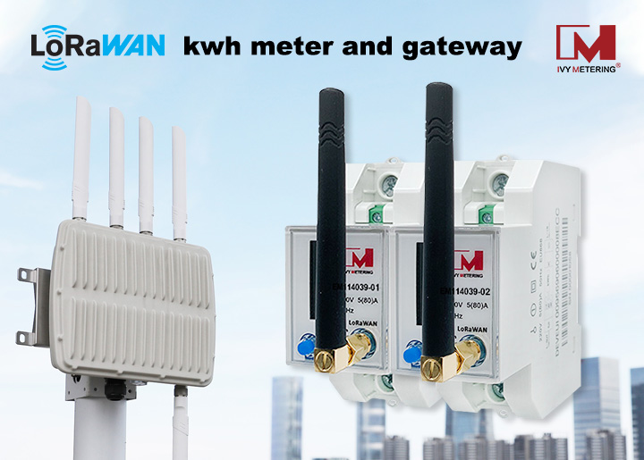 Lorawan energy meter and lorawan gateway working principle