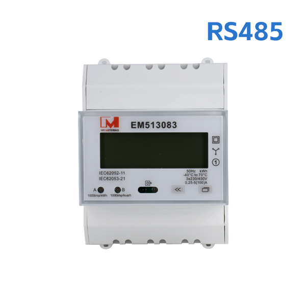 EM513083 V2G Net metering DIN Rail Bidirectional Watt Meter Power Consumption 3 phase energy meter