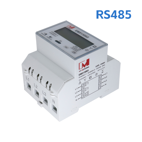 EM513083 V2G Net metering DIN Rail Bidirectional Watt Meter Power Consumption 3 phase energy meter