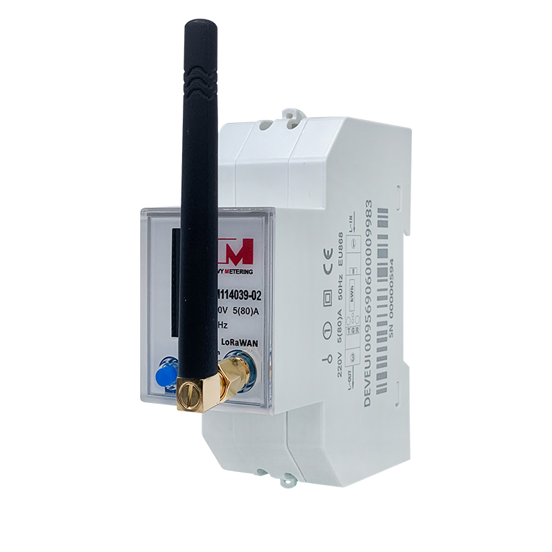 EM114039-02 Single Phase LoRaWAN Energy Meters LoRa Prepaid Electricity Meters