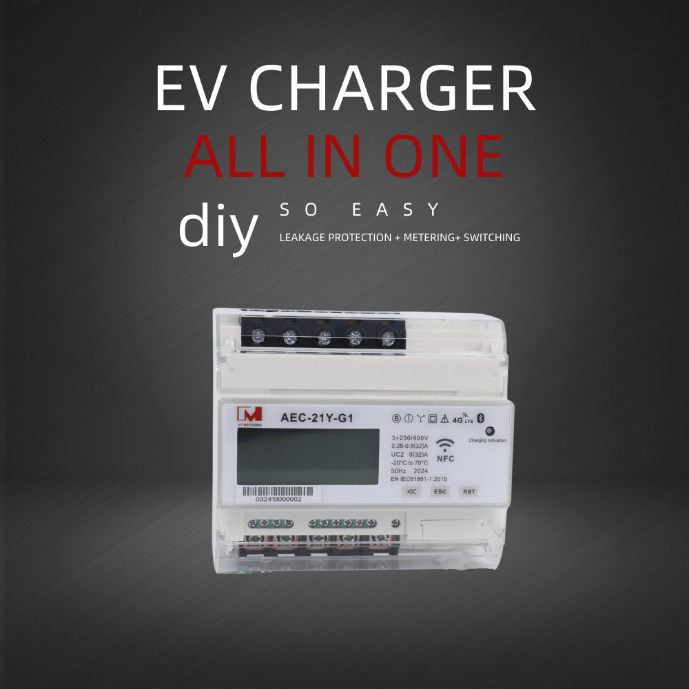 EV Charging Module Mode3 Wall Ultra small 16A 32A 1p 3p RS485/4G/NFC/Bluetooth AEC-21Y-G1