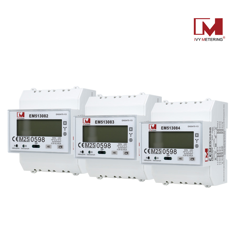 EM513082-83-84 3 Phase MID Electricity Meters 100a kwh meter 100A 3 Phase MID Meter