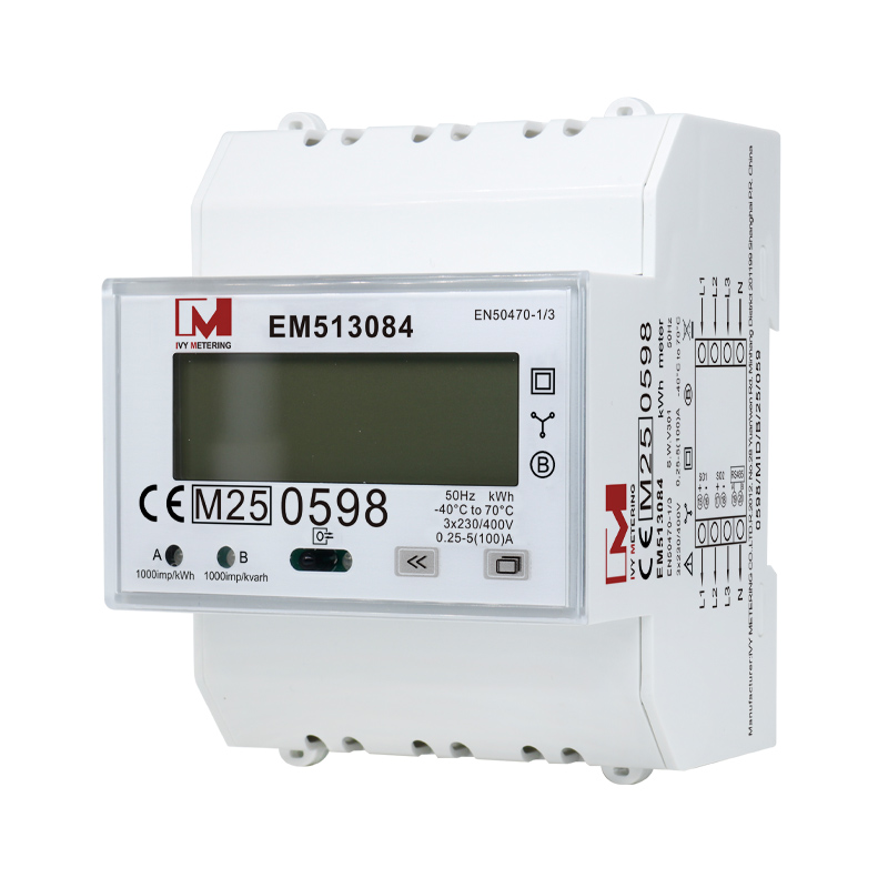 EM513084 Three Phase MID LCD Display Bidirectional Solar Energy Meter With IR