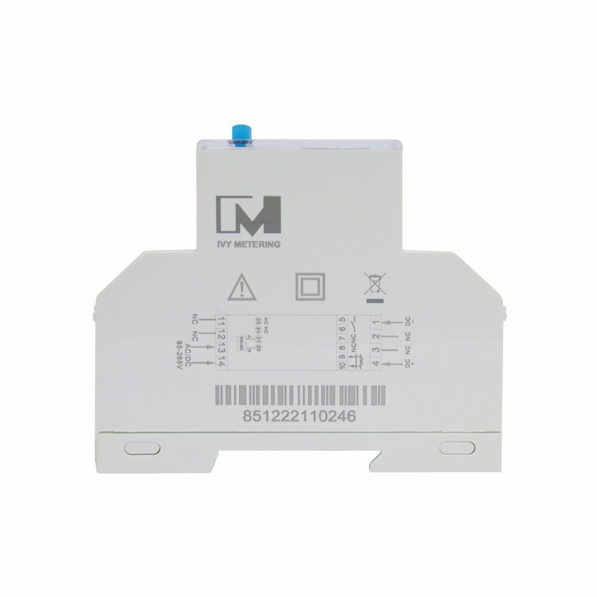 EM619001 PTB MID/Eichrecht certification 1000V DC Bidirectional Energy Meter for DC EV Charger