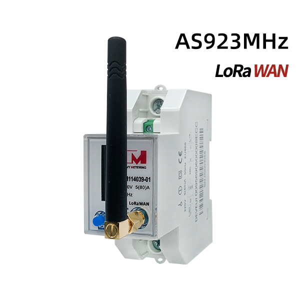 [AS923] EM114039-02 Single Phase LoRaWAN Prepaid Lora Electrical Meter for Rv campground