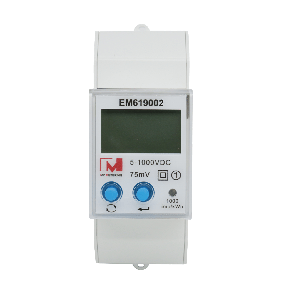 EM619002 1000V 2000A RS485 Modbus Bidirectional DC Energy Meter for depot charger for electrical buses and trucks