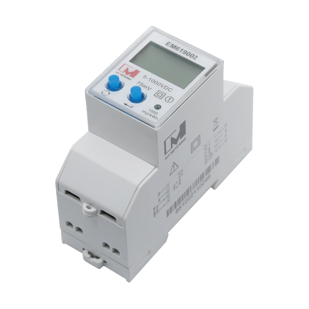 EM619002 1000V 2000A RS485 Modbus Bidirectional DC Energy Meter for depot charger for electrical buses and trucks