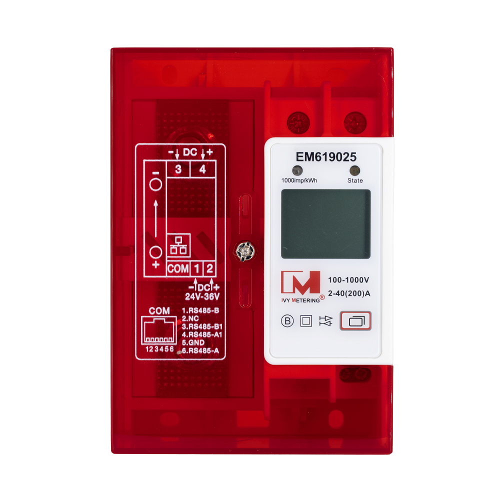 DC Energy Meter Compliant with MID/ PTB/ Eichrecht for Direct Current Power Measurement