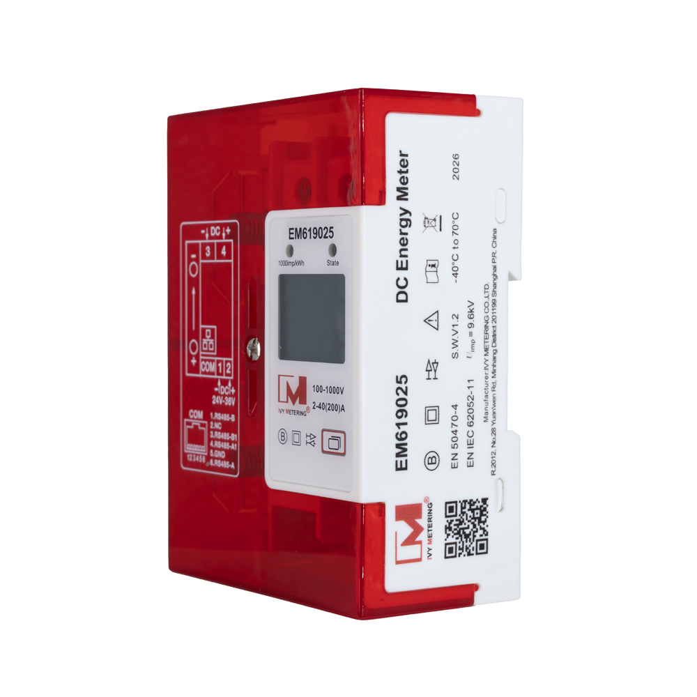 DC Energy Meter Compliant with MID/ PTB/ Eichrecht for Direct Current Power Measurement