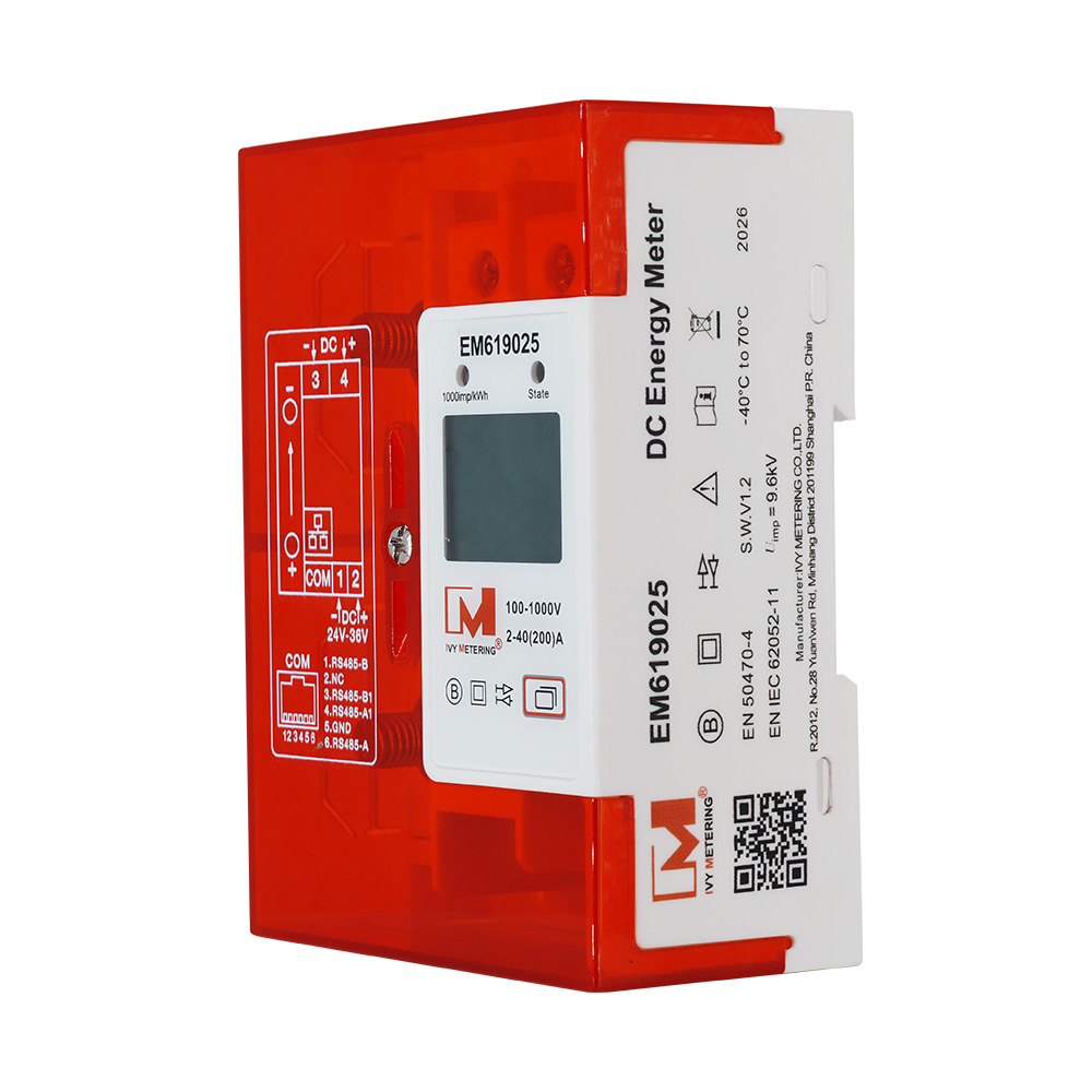 DC Energy Meter Compliant with MID/ PTB/ Eichrecht for Direct Current Power Measurement