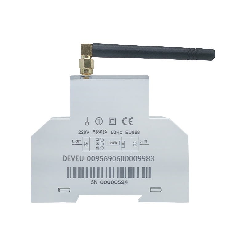 EM114039 1 Phase LoRa IOT Applications DIN Rail Power Energy Meter With LoRaWAN EU868 Mhz